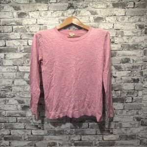 EUC J. Crew Pink Crew Neck Sweater Size M
